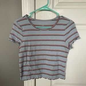 American eagle ruffle baby doll tee